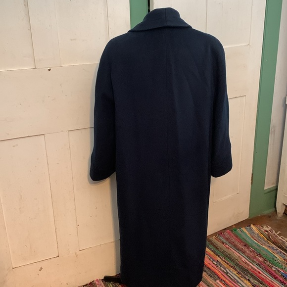 Vintage Alorna Petites Navy Blue Reefer-style Coat - Picture 8 of 17